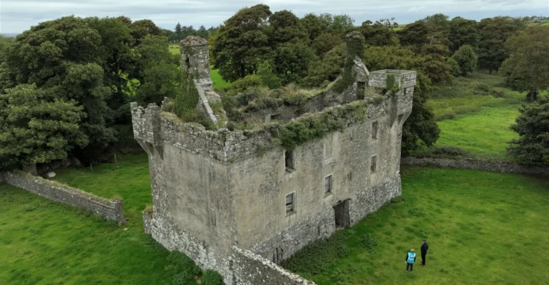 Cottlestown Castle, a late-sixteenth-century O'Dowd fortified house in the barony of Tireragh, Co. Sligo