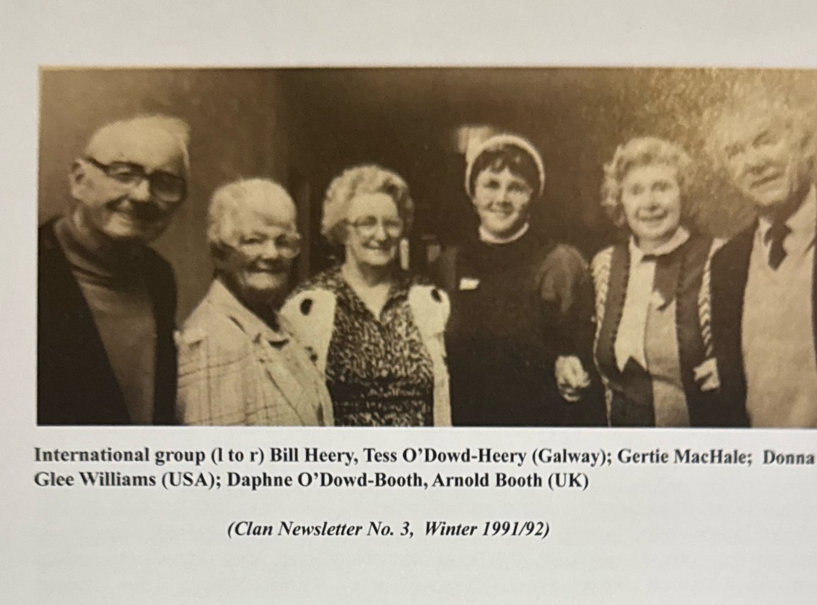 International group at the 1994 O'Dubhda Clan Rally